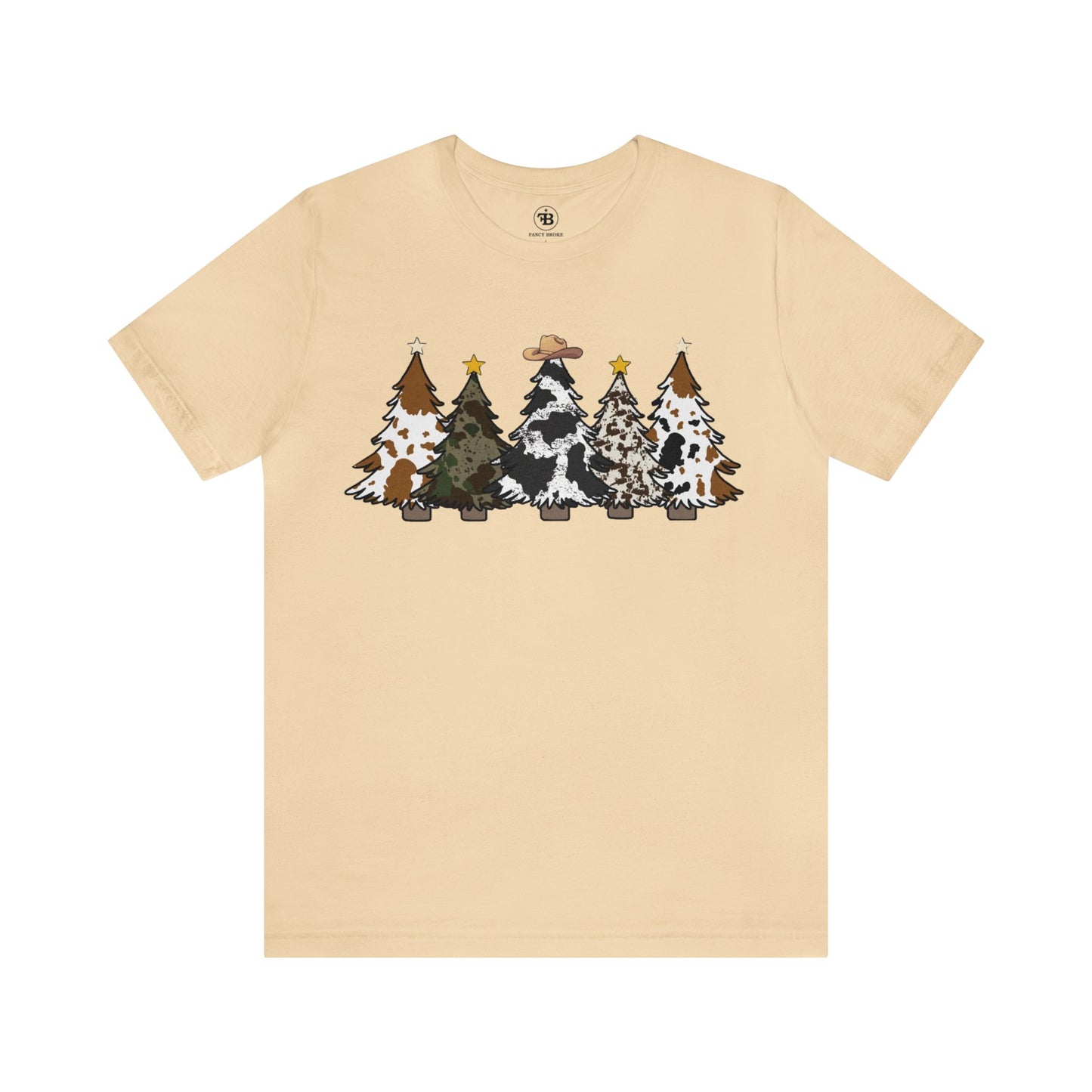 Cowhide Christmas Tee