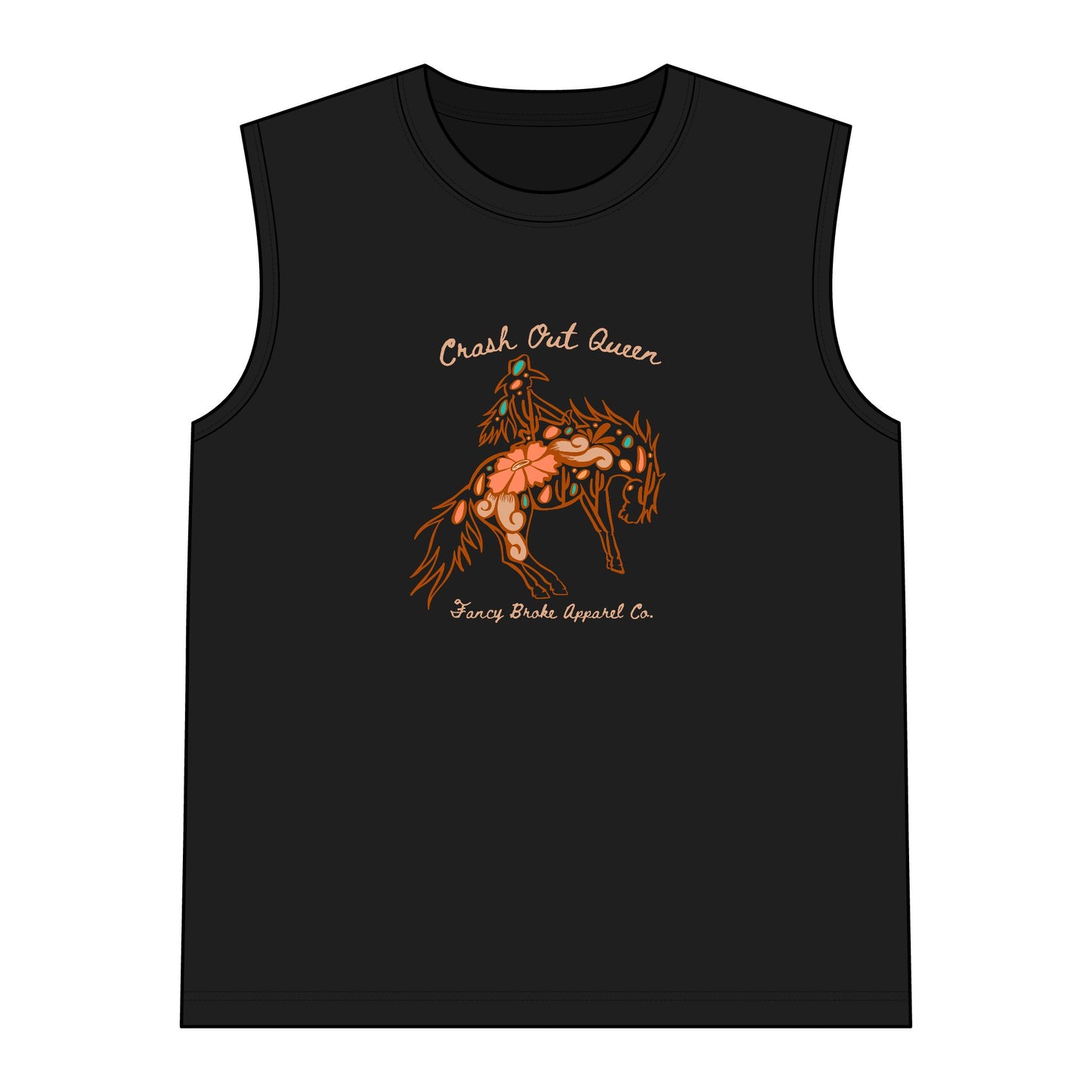 Crash Out Queen Muscle Tank