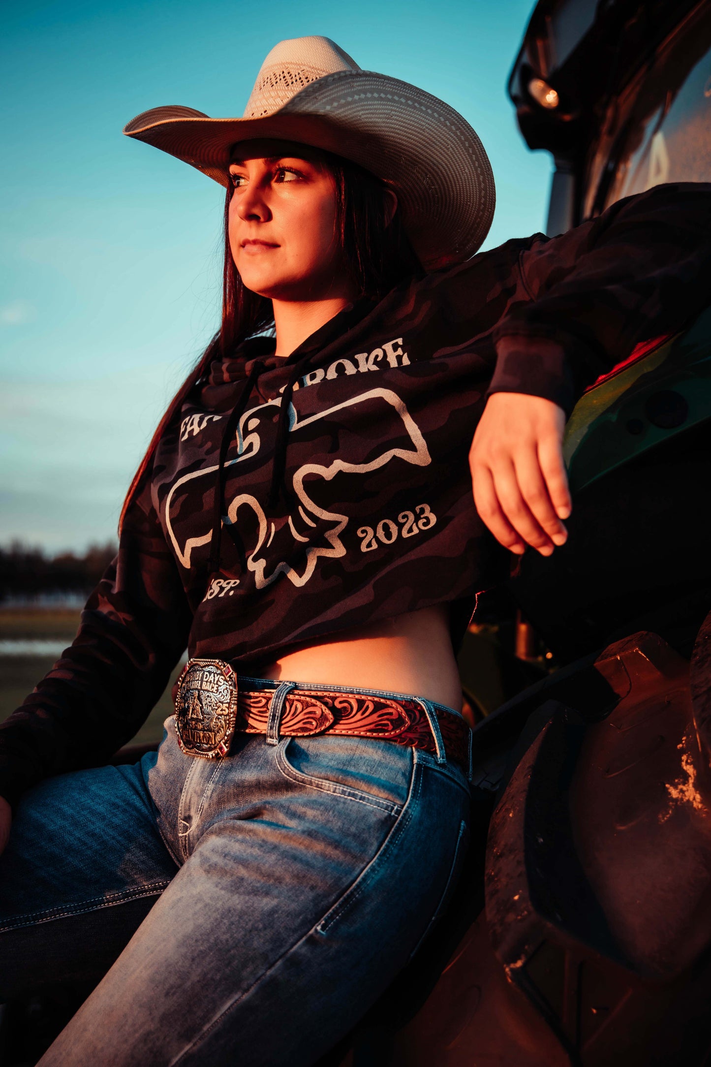 T-Bird Cropped Hoodie