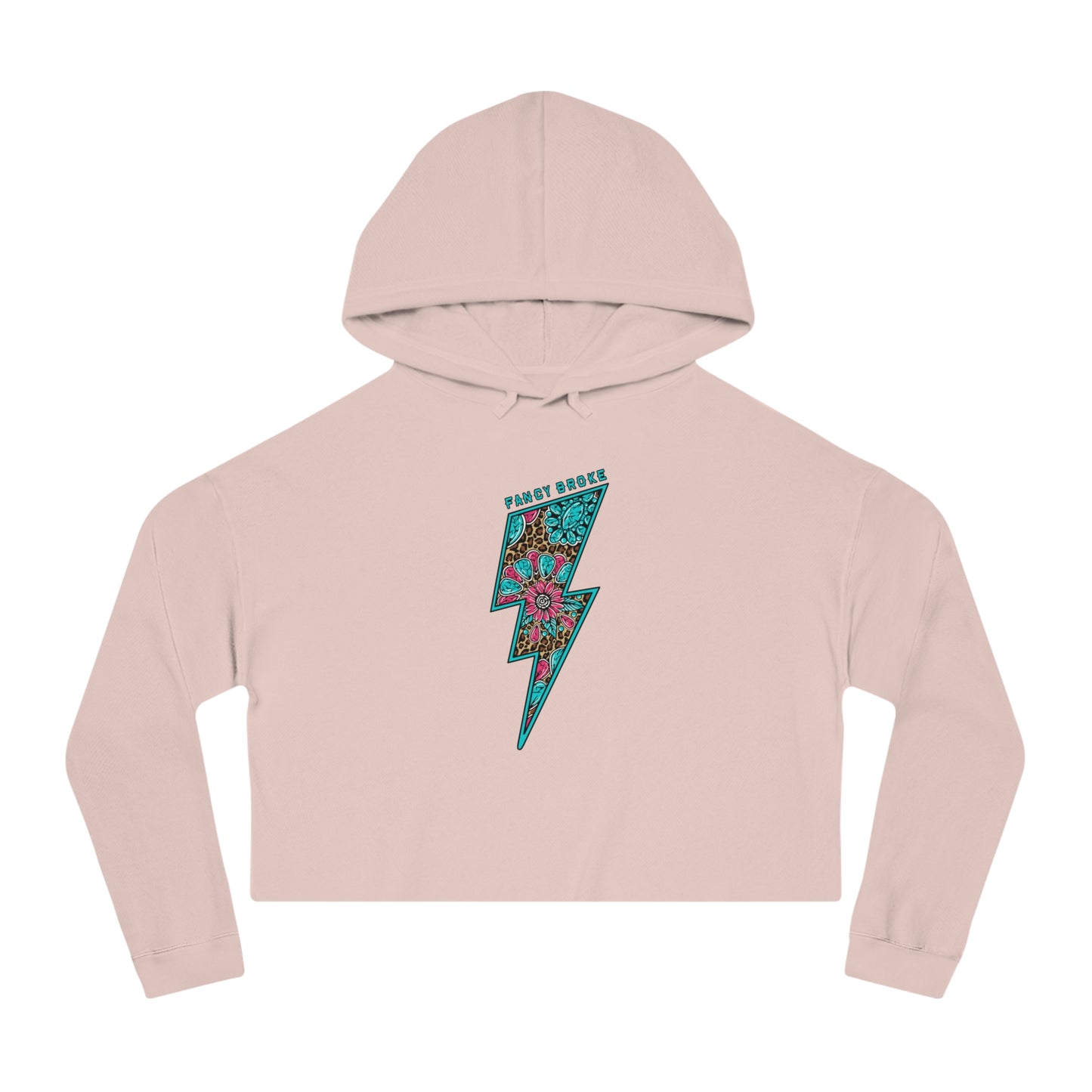 Lightning Bolt Cropped Sweatshirt