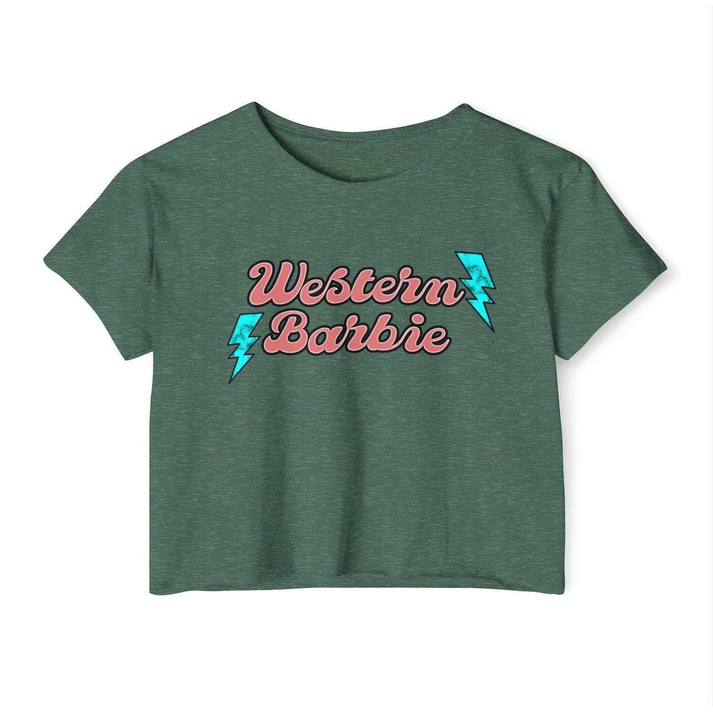 Western Barbie Crop Top