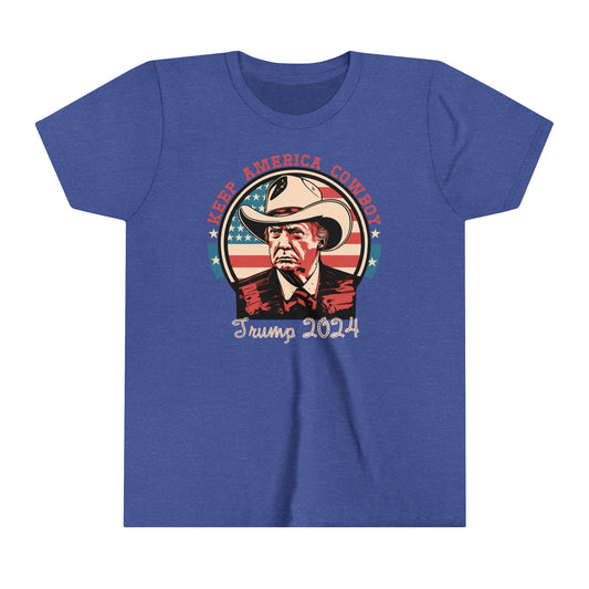 Youth Keep America Cowboy Tee