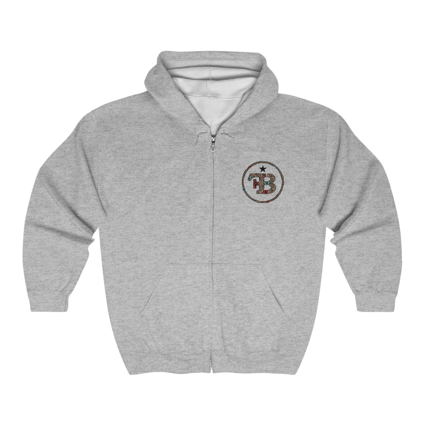 Tooled Brand Zip Hoodie