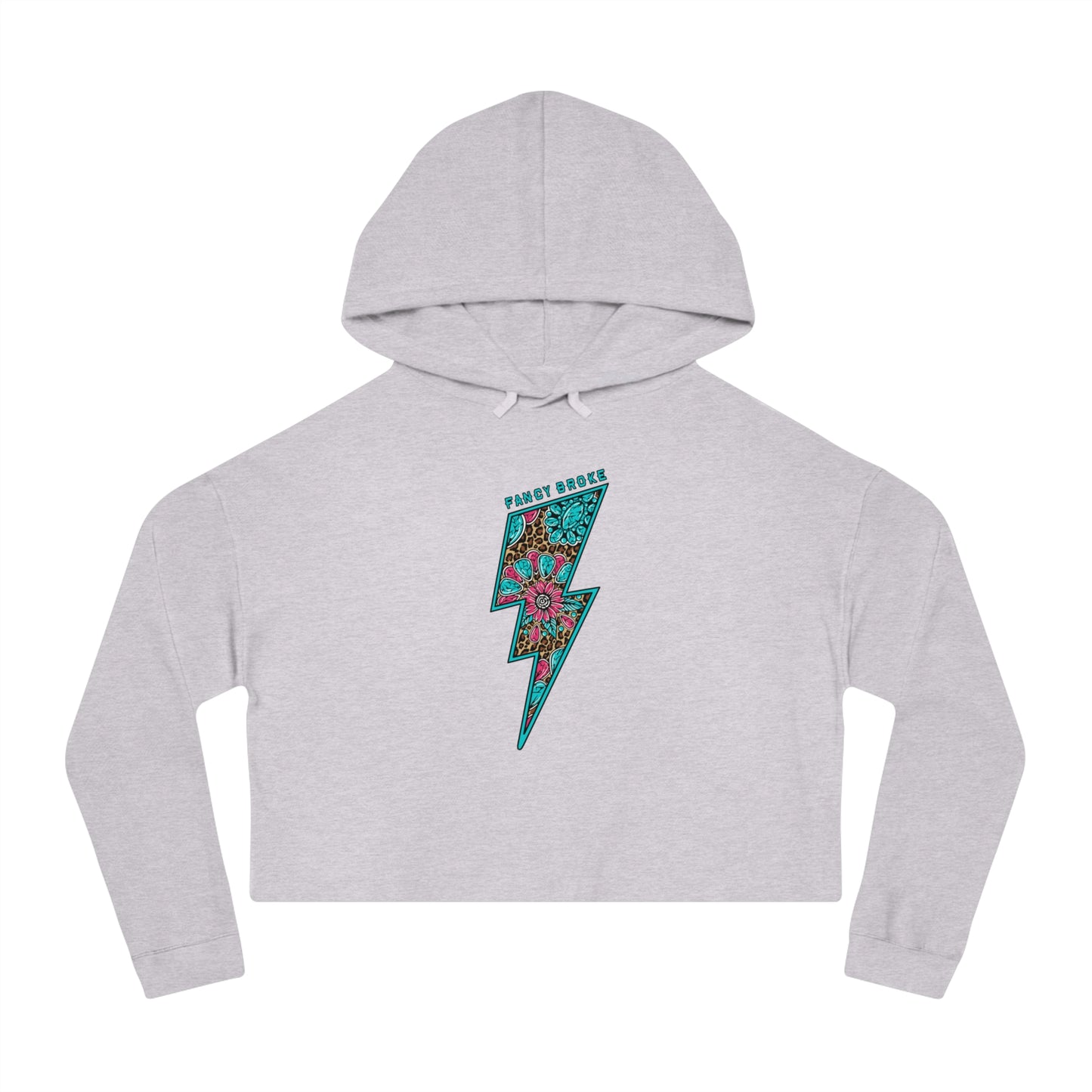 Lightning Bolt Cropped Sweatshirt