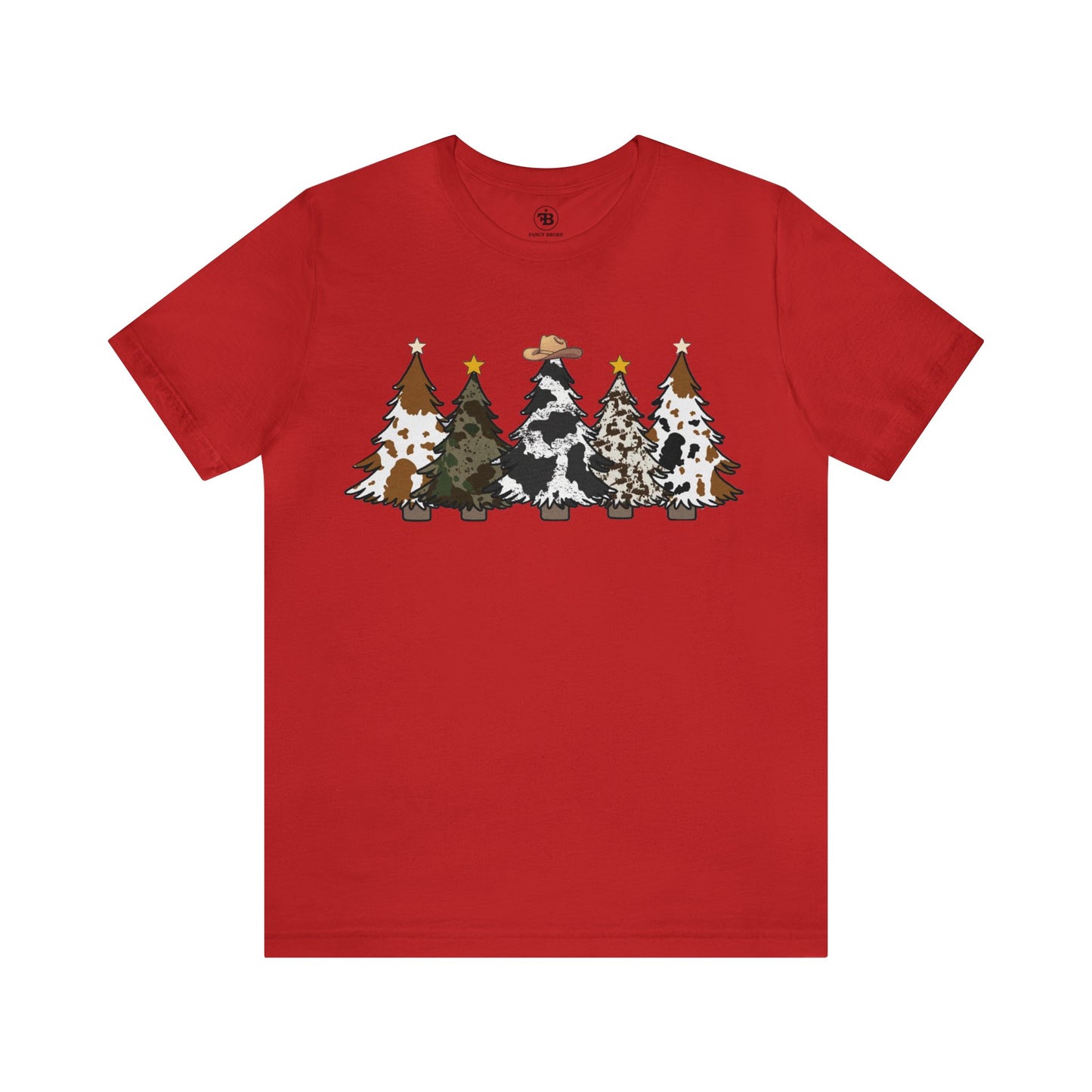Cowhide Christmas Tee