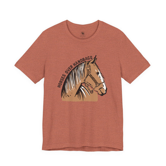 Horses Over Handbags Tee