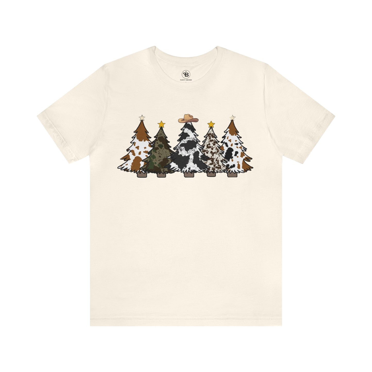 Cowhide Christmas Tee