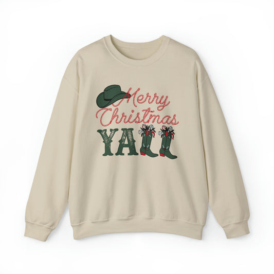 Merry Xmas Yall Crewneck Sweater