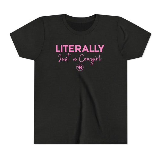 Youth Just a Cowgirl Tee