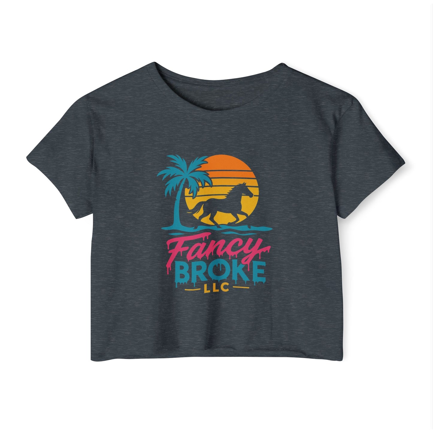 Retro Florida Crop Top