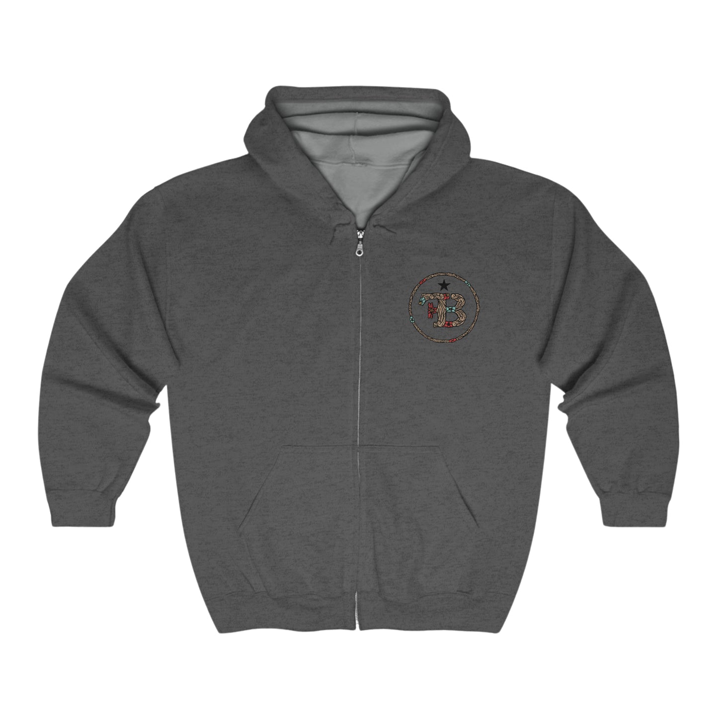 Tooled Brand Zip Hoodie