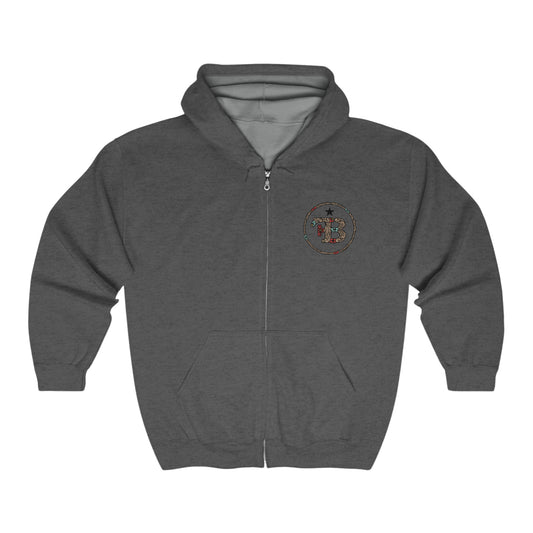 Tooled Brand Zip Hoodie