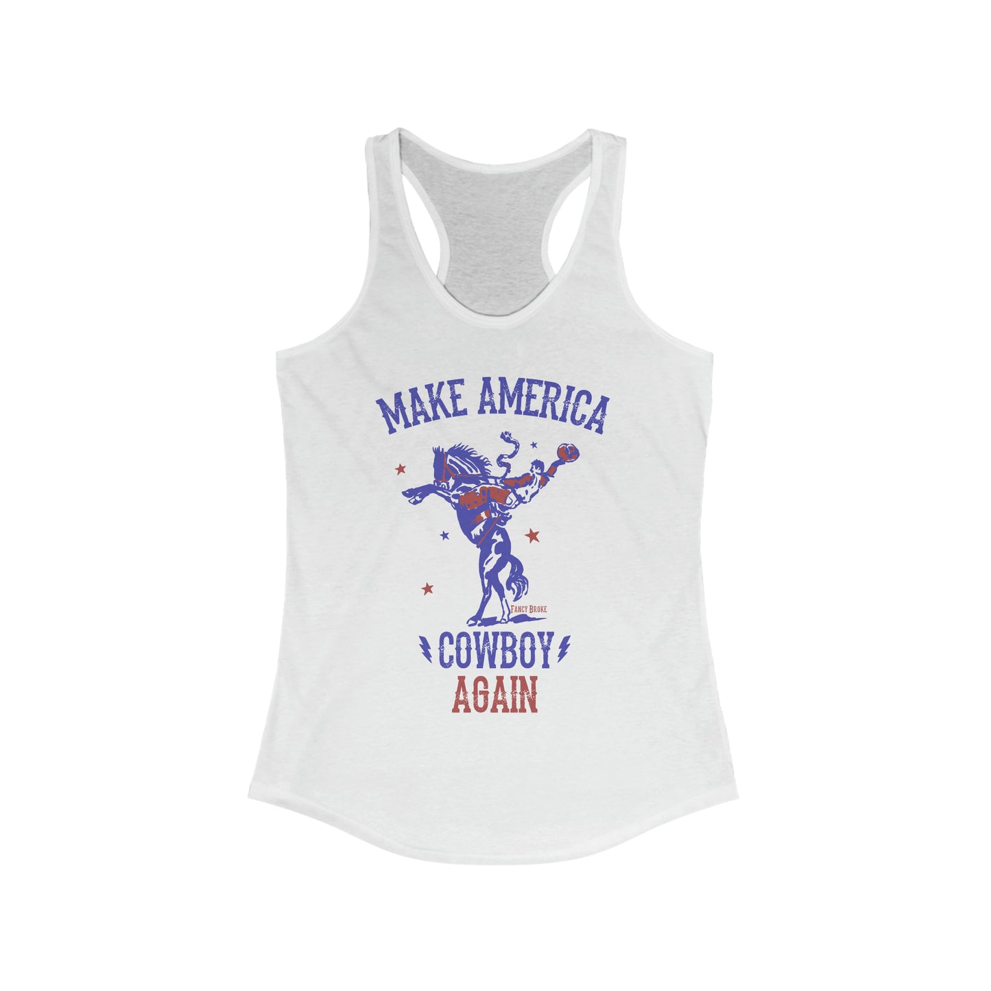 Make America Cowboy Again Racerback Tank