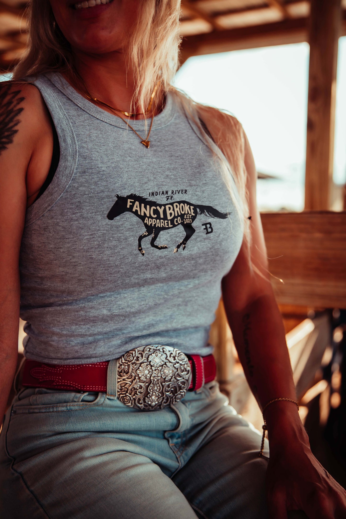 Pony Ribbed Tank