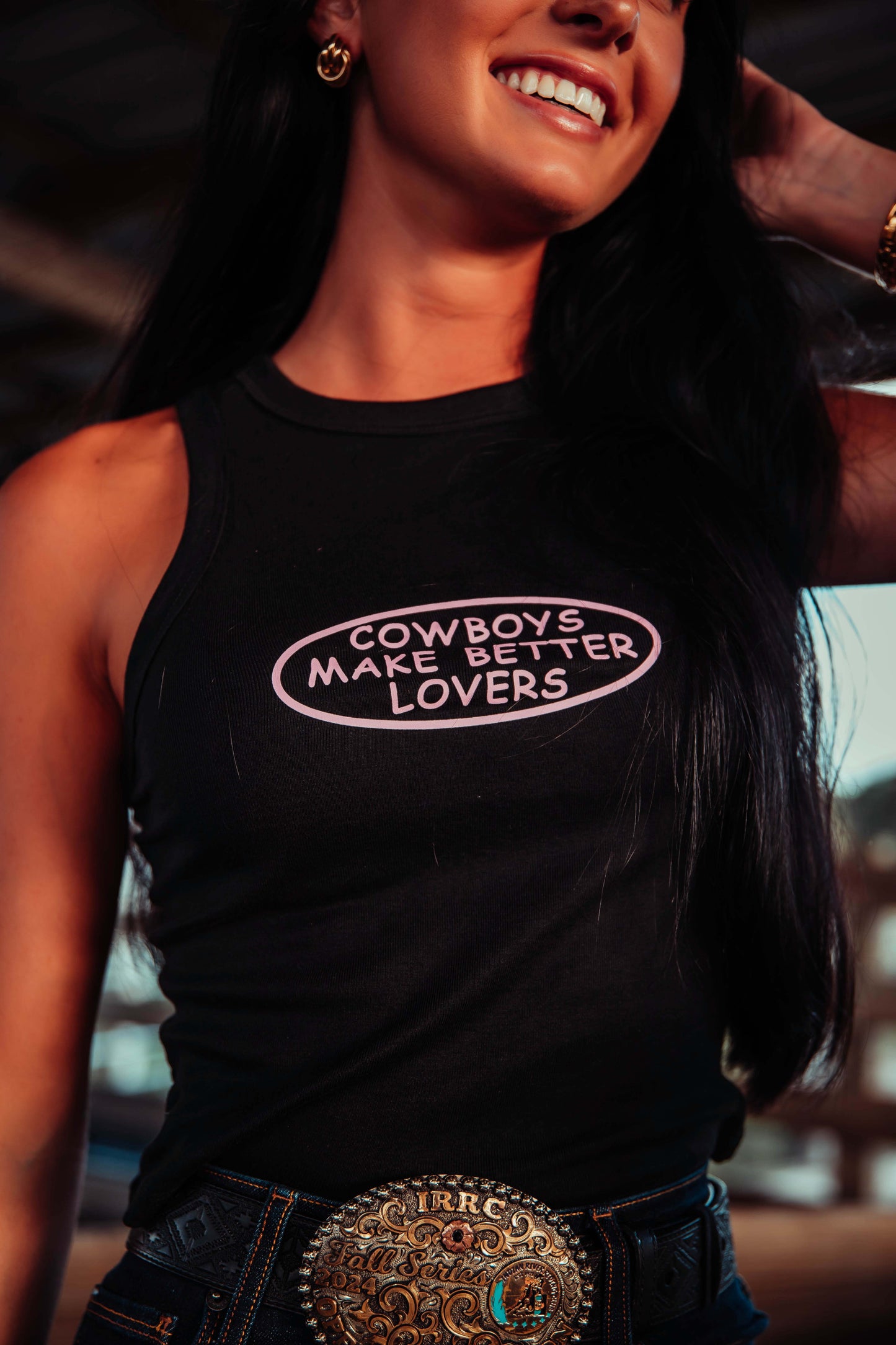 Cowboys Make Better Lovers Ribbed Tank