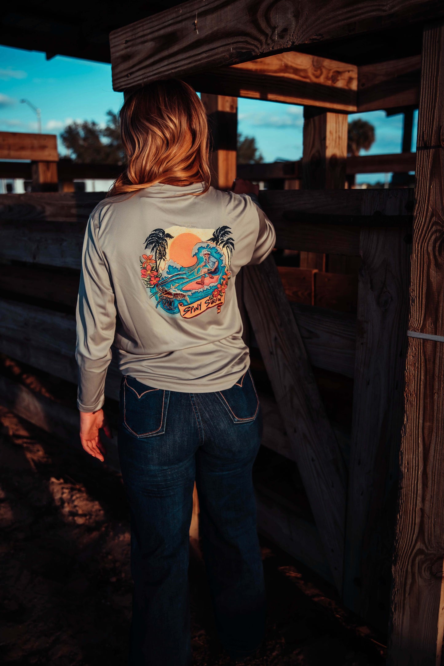 Spiny Surfin' Lightweight Sun Shirt