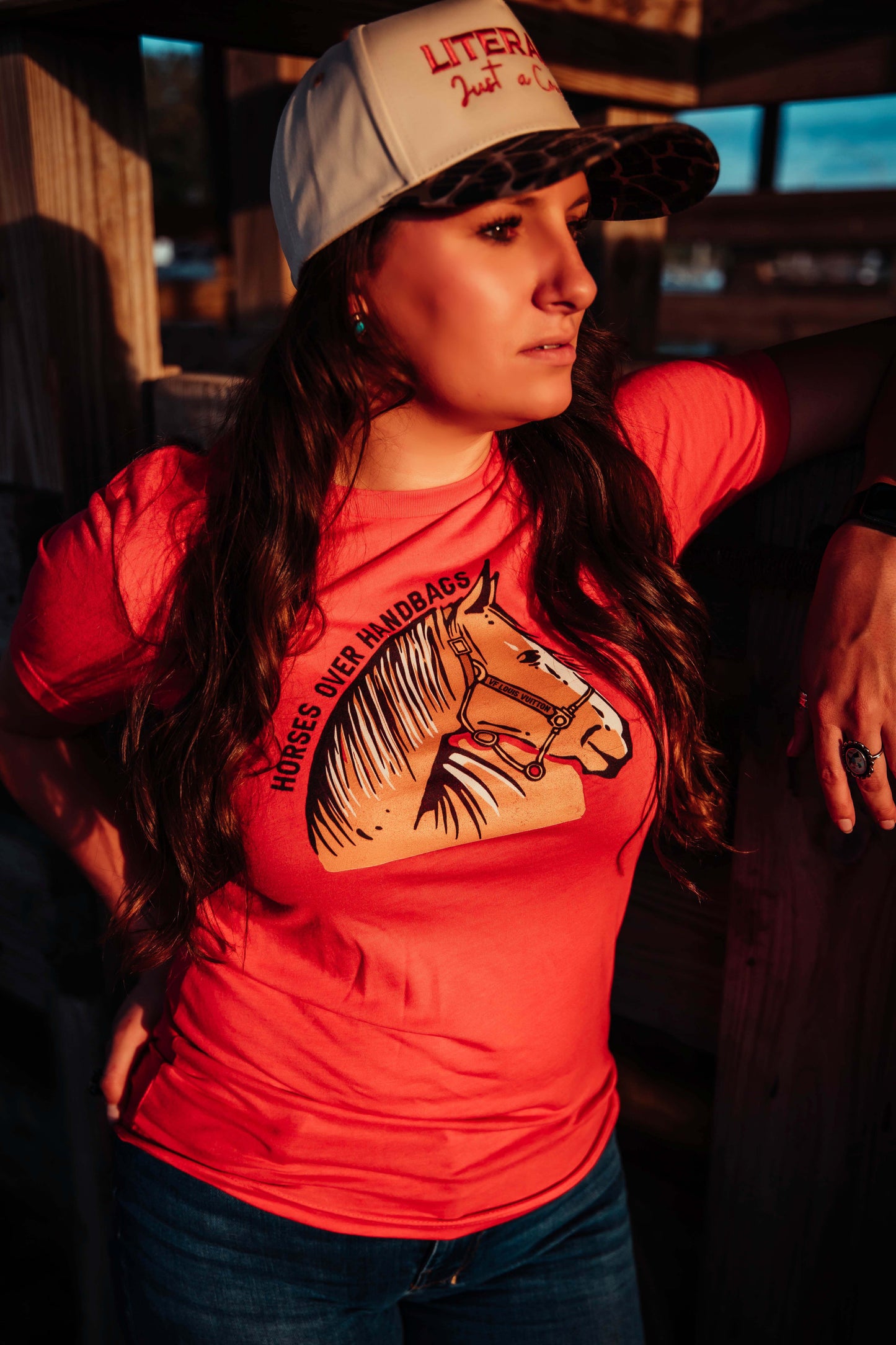 Horses Over Handbags Tee