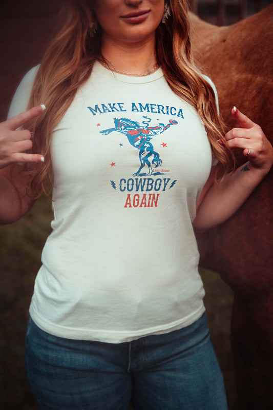 Make American Cowboy Again Tee