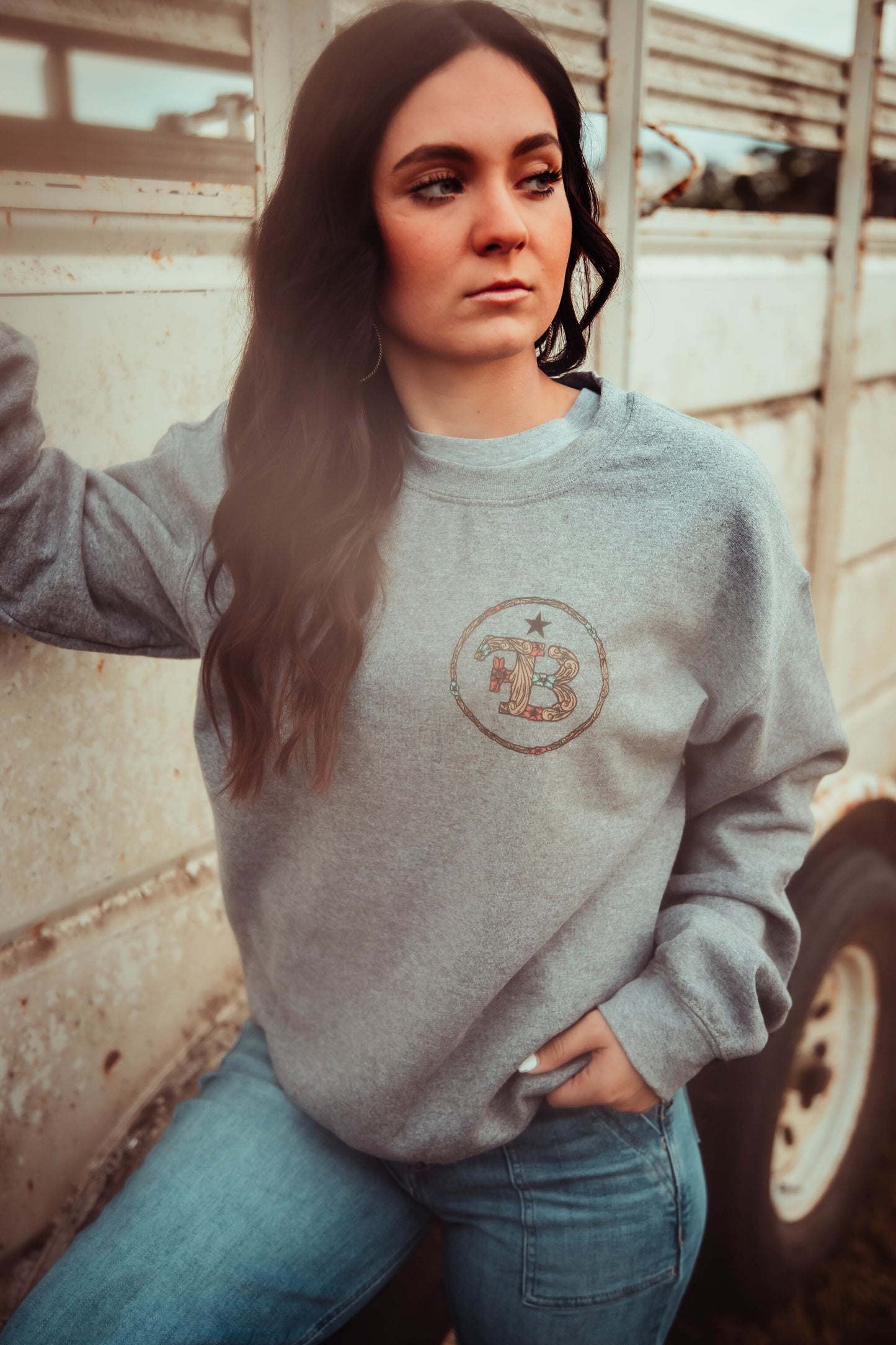 Fancy Broke Tooled Brand Crewneck Sweatshirt