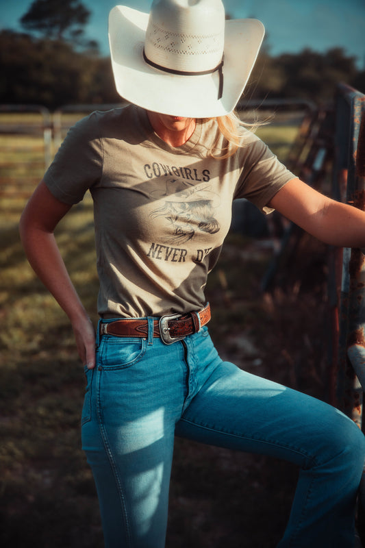 Cowgirls Never Die Tee